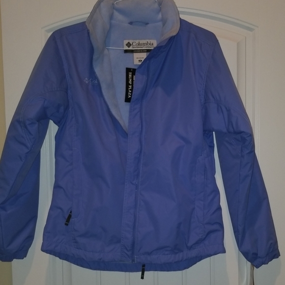NEW! TRUMP PLAZA RARE Blue  Columbia Jacket M - Picture 1 of 8